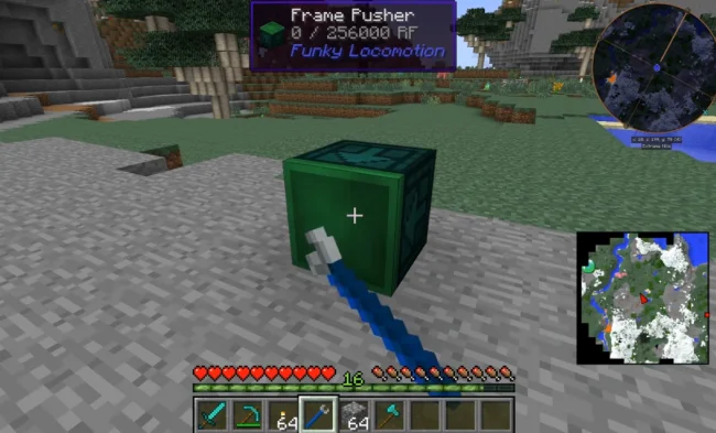 Блок из мода Funky Locomotion