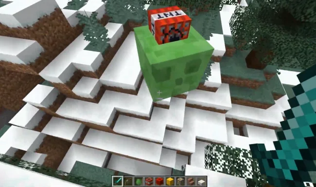 Слизень со взрывчаткой из мода SlimyBoyos