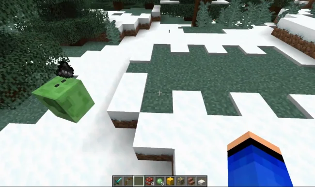 Слизень с углем из мода SlimyBoyos