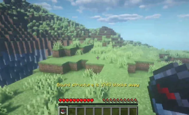 Процесс направления к структуре компасом из мода Structure Compass