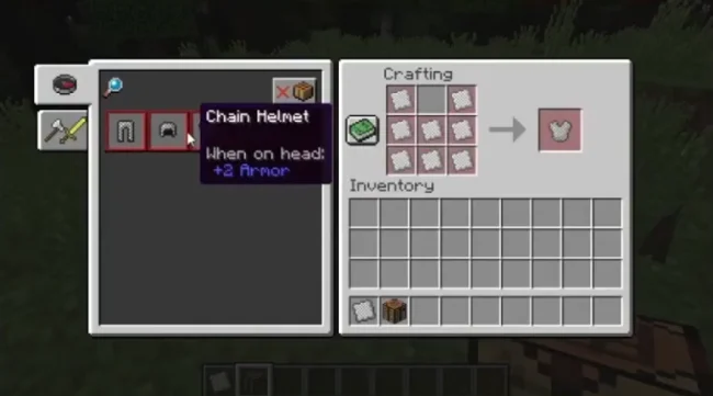 Крафт на кольчужный жилет из мода Leos Craftable Chainmail